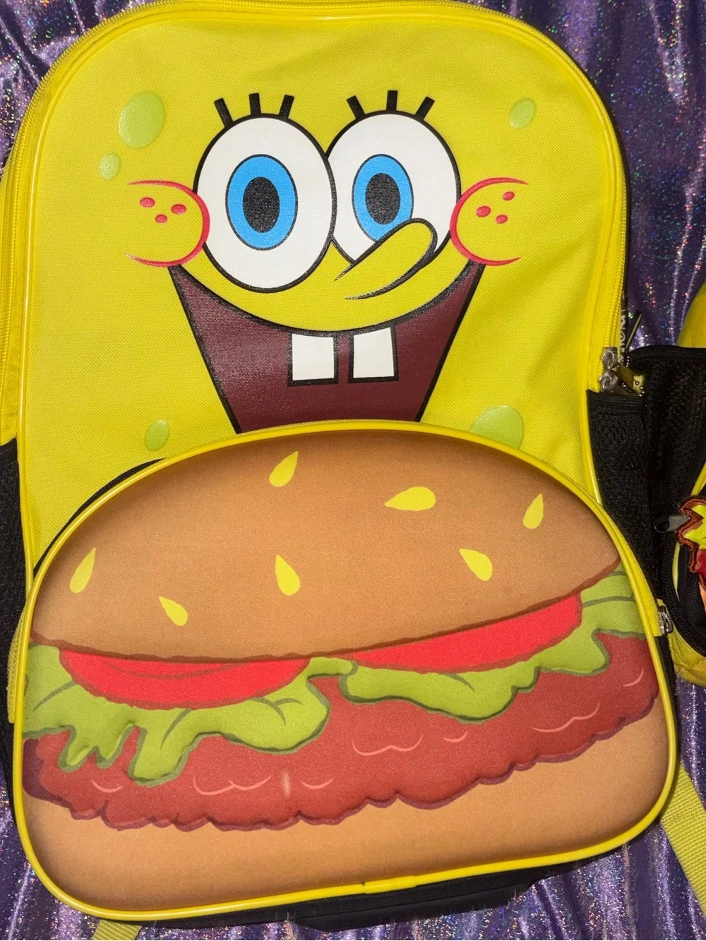 SpongeBob Krabby Patty Backpack Set